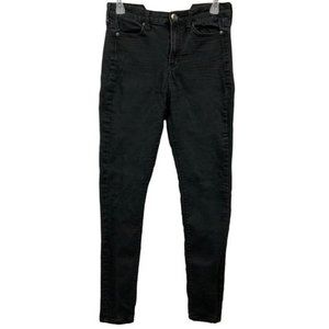 Mudd Womens Denim Jeans Sz 7 Black High Rise Skinny Jeans Cute Casual Pockets Zi